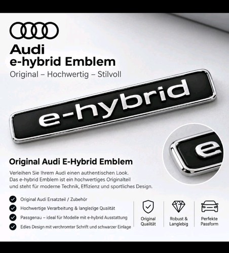 Original audi hybrid emblem - original,