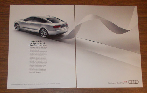 Seltene werbung audi - audi, a5