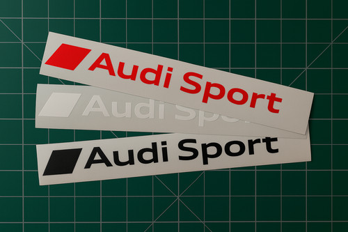 Aufkleber für audi sport - 2x,